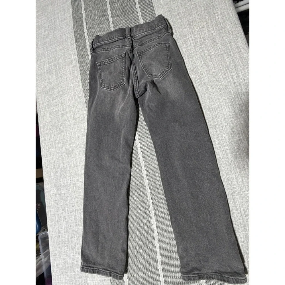 Old Navy Kids Straight Built In Flex Gray Denim Jeans Size 7‎